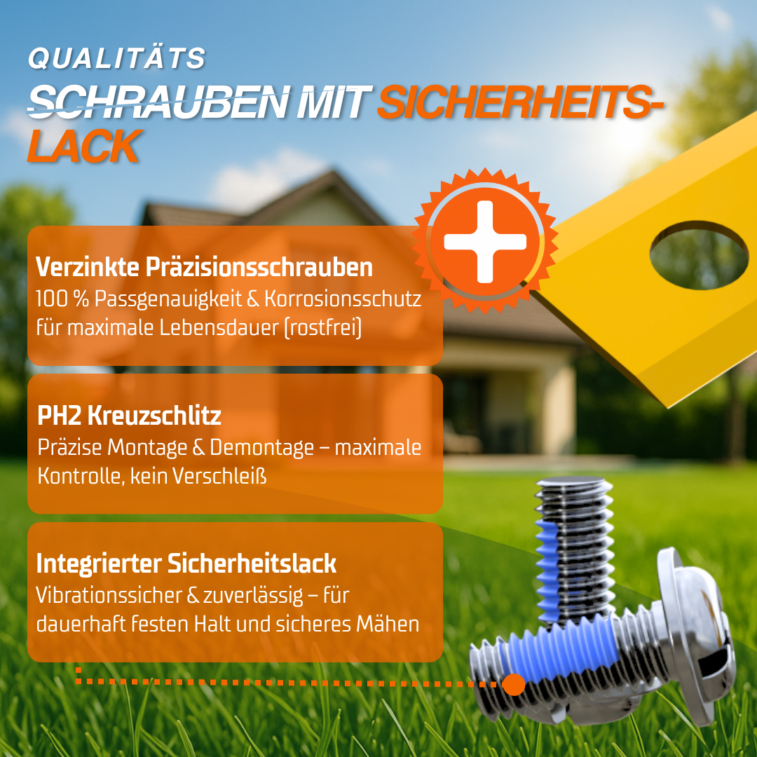 Greengears3d Ersatz Messer Set für Mähroboter 