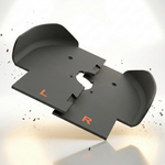 XXL-Messerschutz für Ecovacs GOAT G1 GX zur Verwendung mit vergrößerten Messertellern.