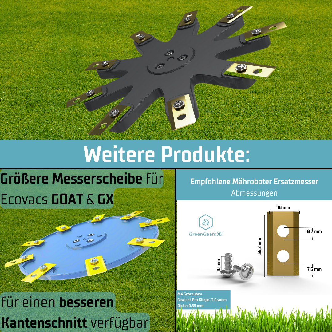 Ecovacs Messerteller mit Klingen