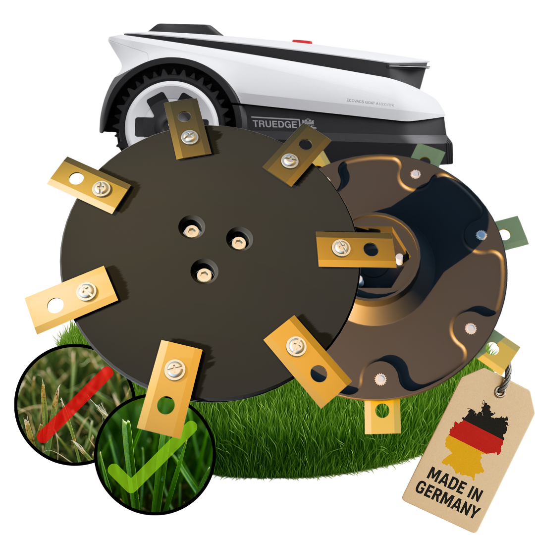 Ecovacs Goat A1600 RTK Messerteller für ein perfektes Schnittbild