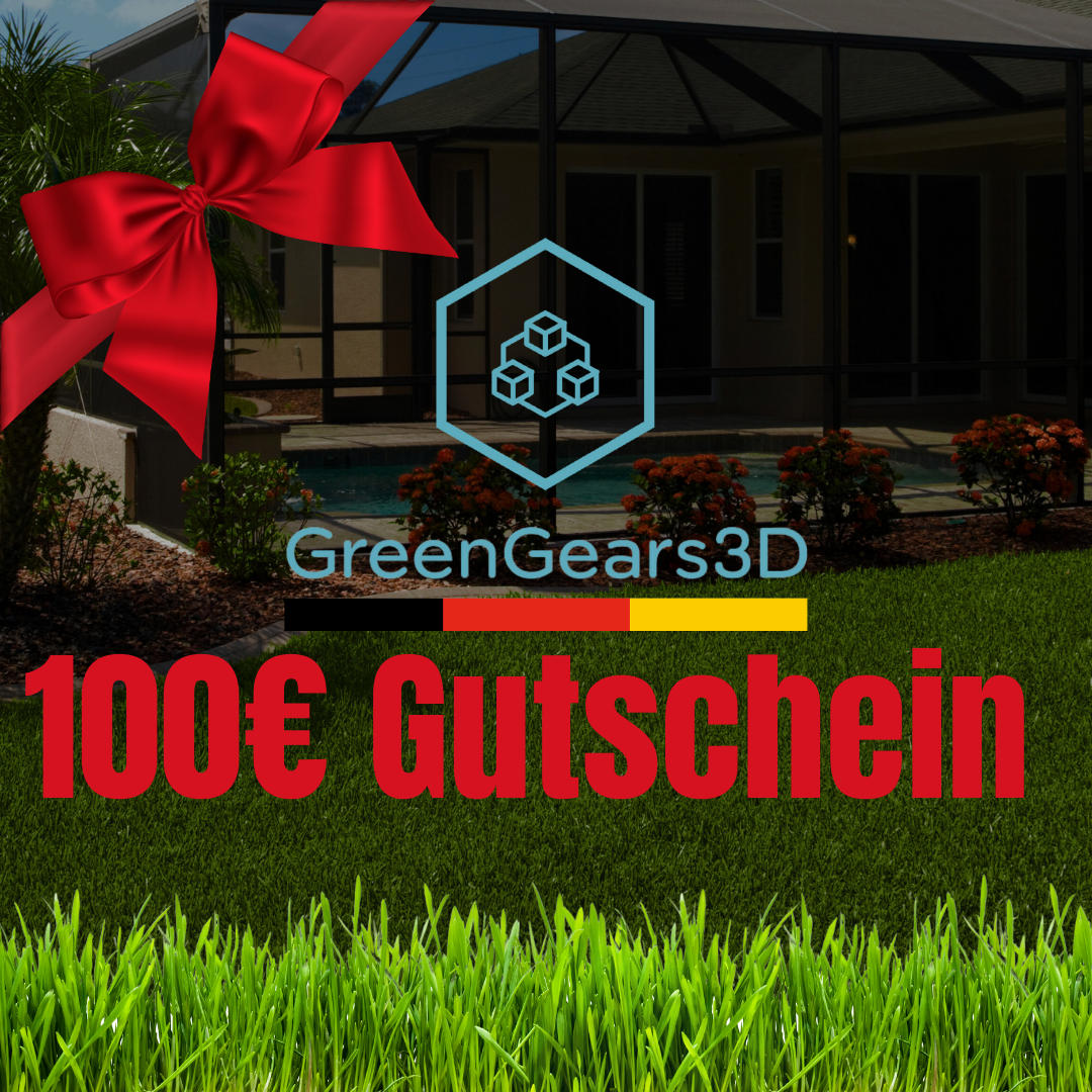 Greengears3d 100€ Gutschein 