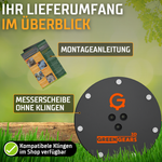 Kress 7-Klingen EasyCut Tuning Messerteller - Mulching-Messerscheibe für maximale Schnittleistung