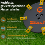 Kress 7-Klingen EasyCut Tuning Messerteller - Mulching-Messerscheibe für maximale Schnittleistung