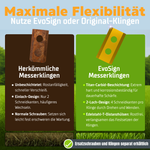 Kress 7-Klingen EasyCut Tuning Messerteller - Mulching-Messerscheibe für maximale Schnittleistung