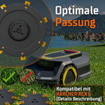 Montiertes GreenGears3D Upgrade am Kärcher RCX 6: 14 Klingen für ein makelloses Schnittbild und feinstes Mulchen.