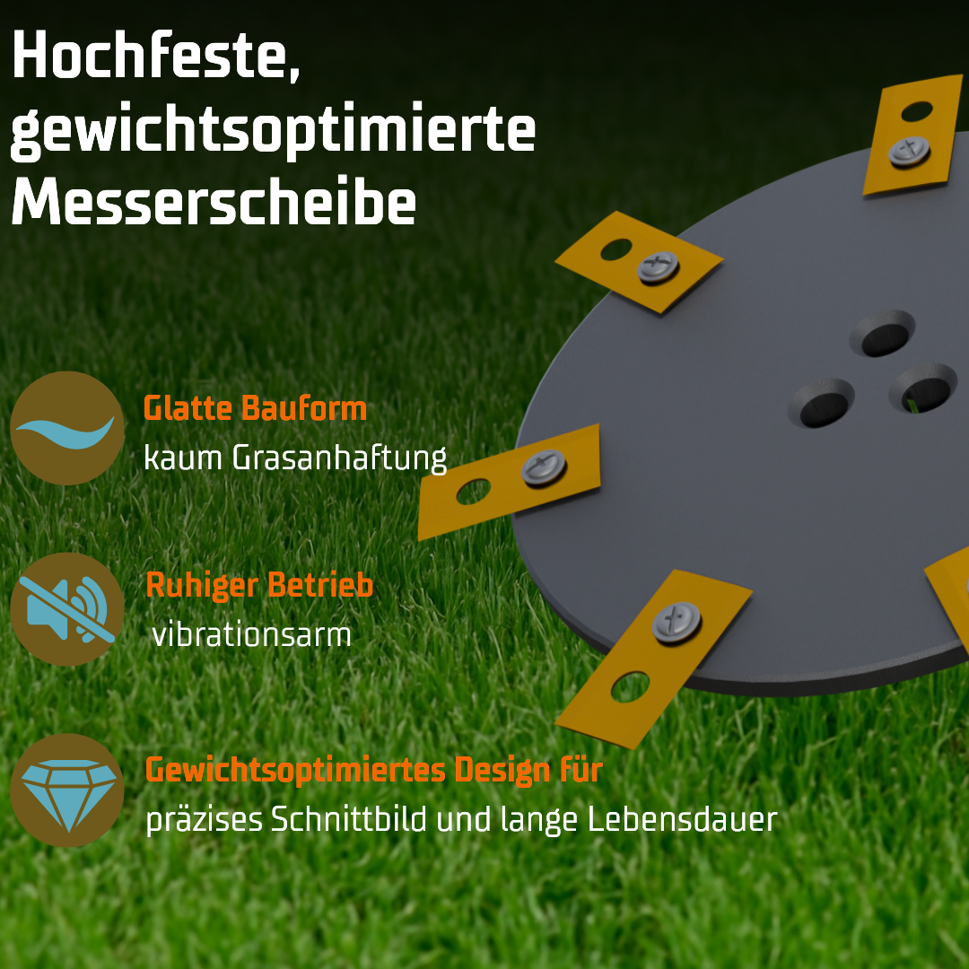Pack de 2 disques à couteaux 7 lames pour Kärcher RCX 6