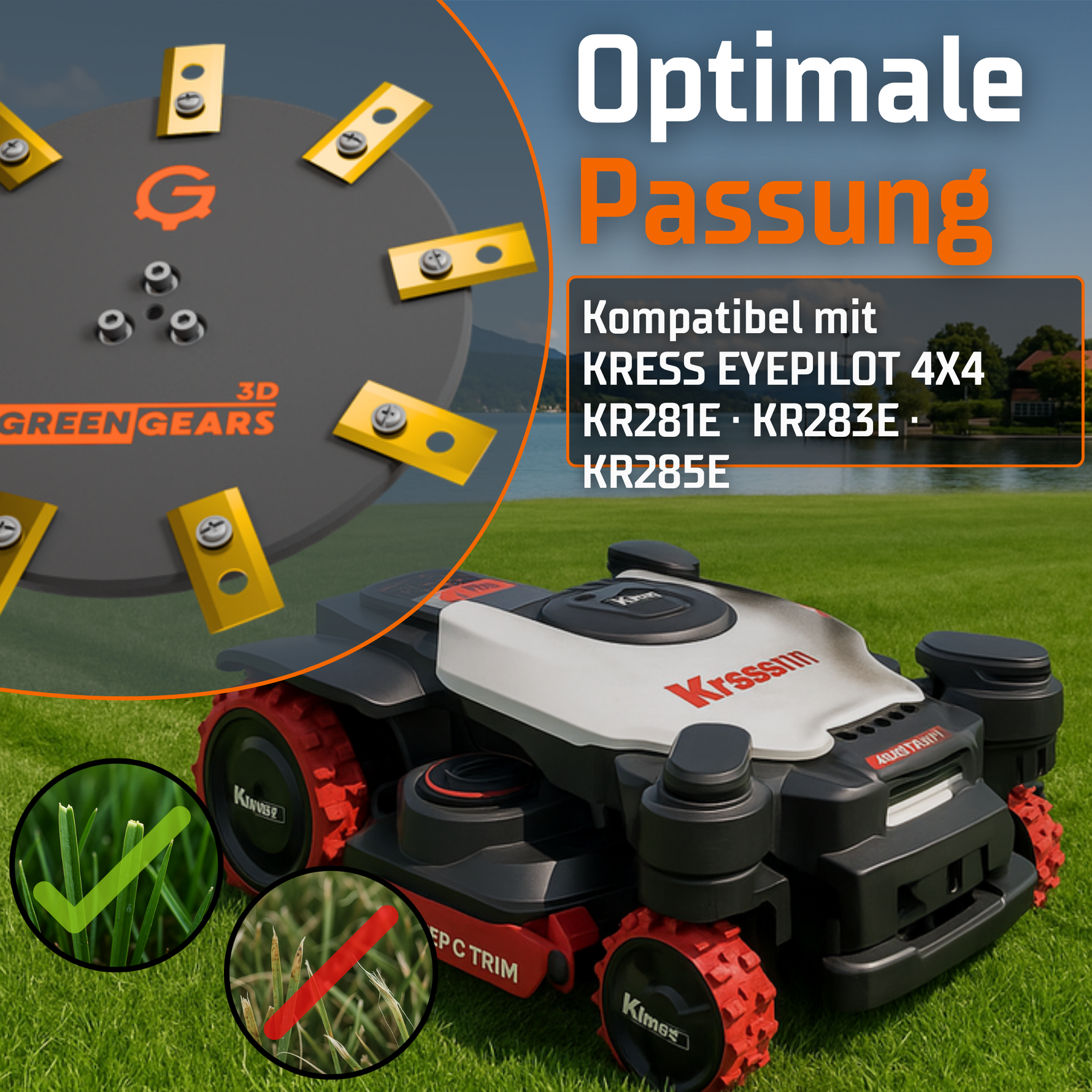 9 Statt 3 Klingen Messerteller für deinen Kress EyePilot 4x4