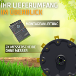 Luba 9er Messerteller mit T-Hülsen und Montageanleitung 
