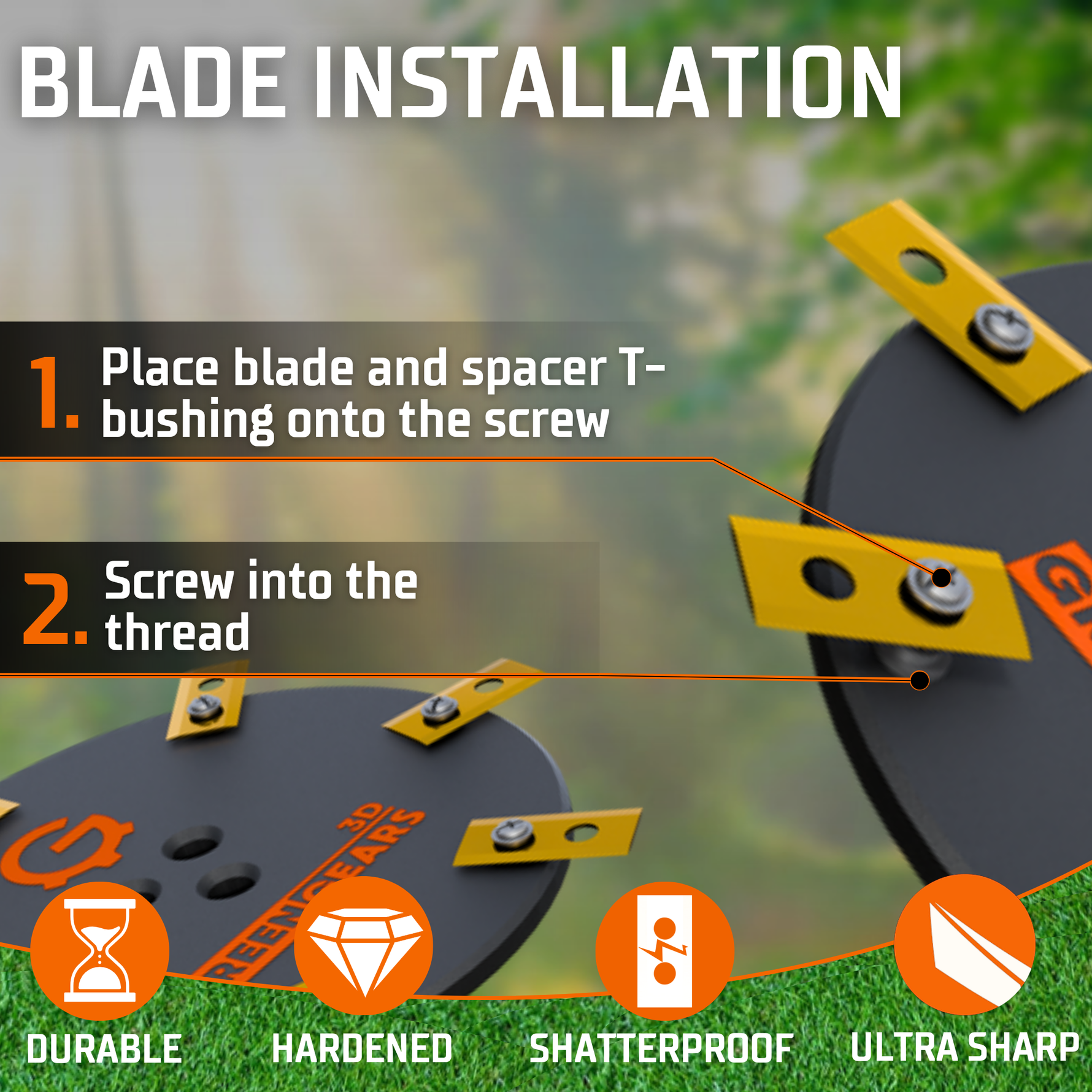Mova LiDAX Ultra 9-Blade EasyCut Blade Disc – Easy blade installation