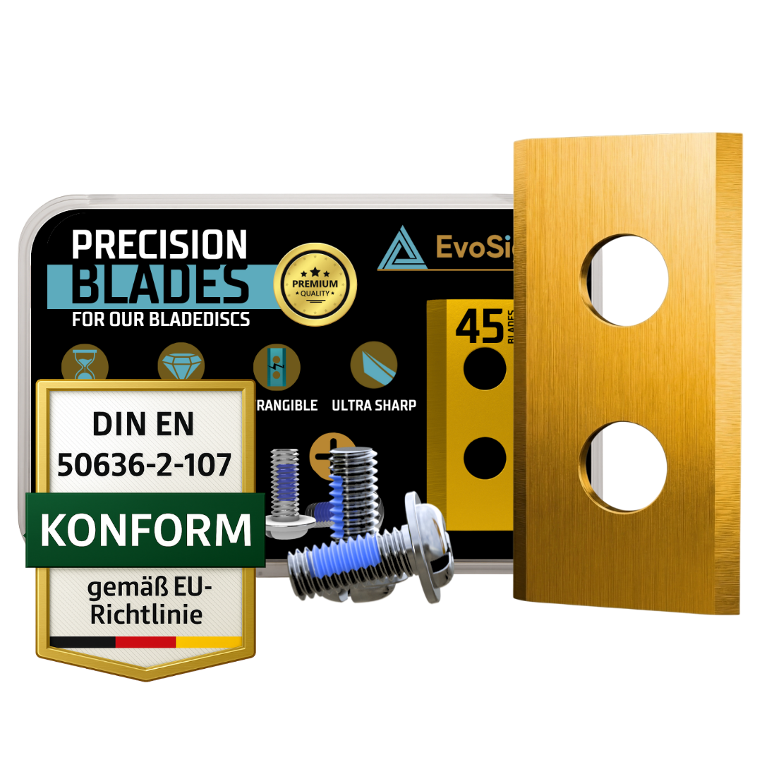 Titanbeschichtete Premium Klingen