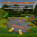 Mova LiDAX Ultra AWD 9-Blade EasyCut Blade Disc – Outstanding cutting pattern