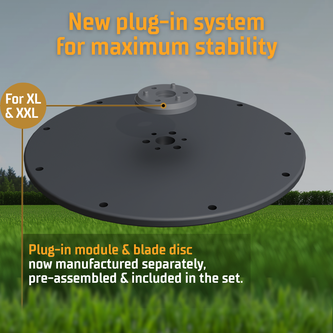 Larger blade disc for Navimow-i mowers – for optimal edge cutting