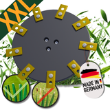 Nahaufnahme des XXL 9-Klingen EasyCut Messertellers für Navimow i-Serie i105E & i108E