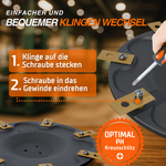Ecovacs Goat Ersatz Klingen Set - einfache Montage