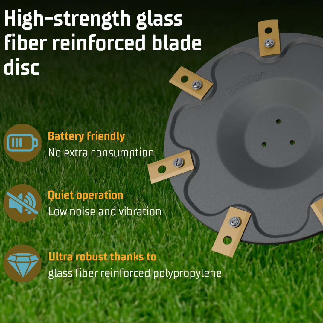 Replacement 7-Blade mower blade disc for ECOVACS GOAT G1, O-Series and GX-600 robotic lawn mowers – precision cutting