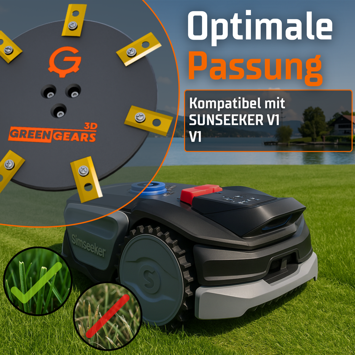 7 Statt 3 Klingen Messerteller für deinen Sunseeker V1