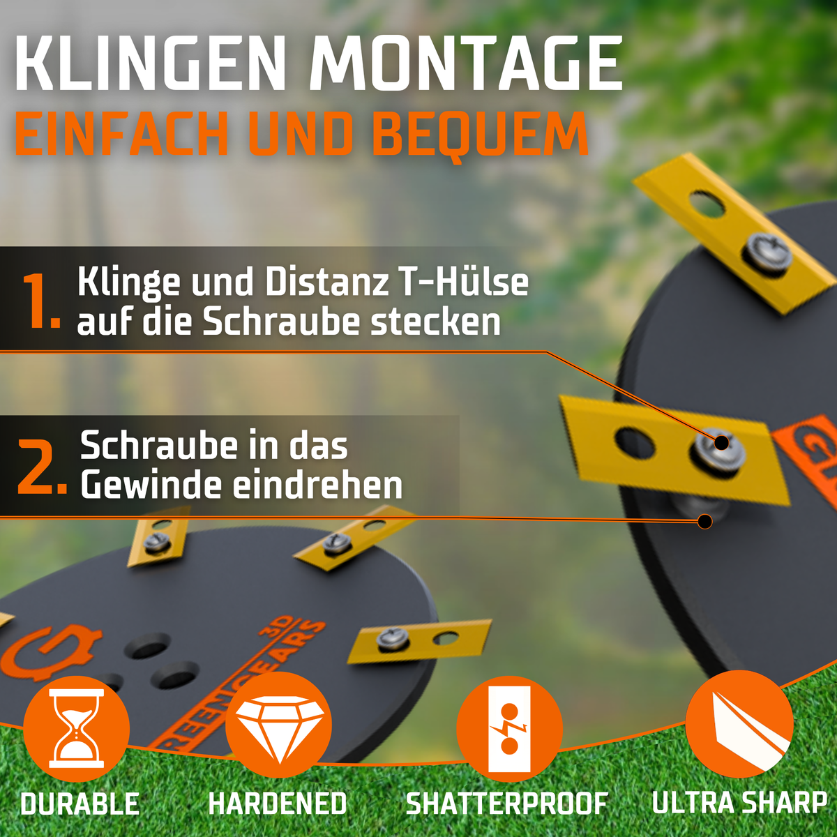 Sunseeker V1 - Ultra scharfe Longlife Klingen