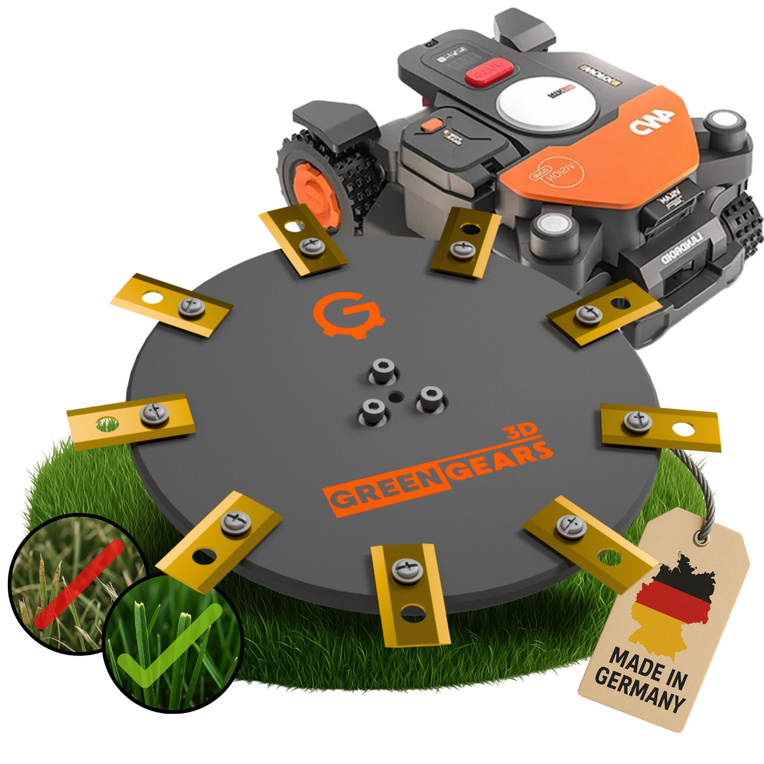 9 Klingen Messerteller für Worx Vision Cloud AWD von GreenGears3D