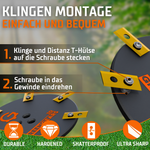 Worx Vision Cloud AWD - Ultra scharfe Longlife klingen 
