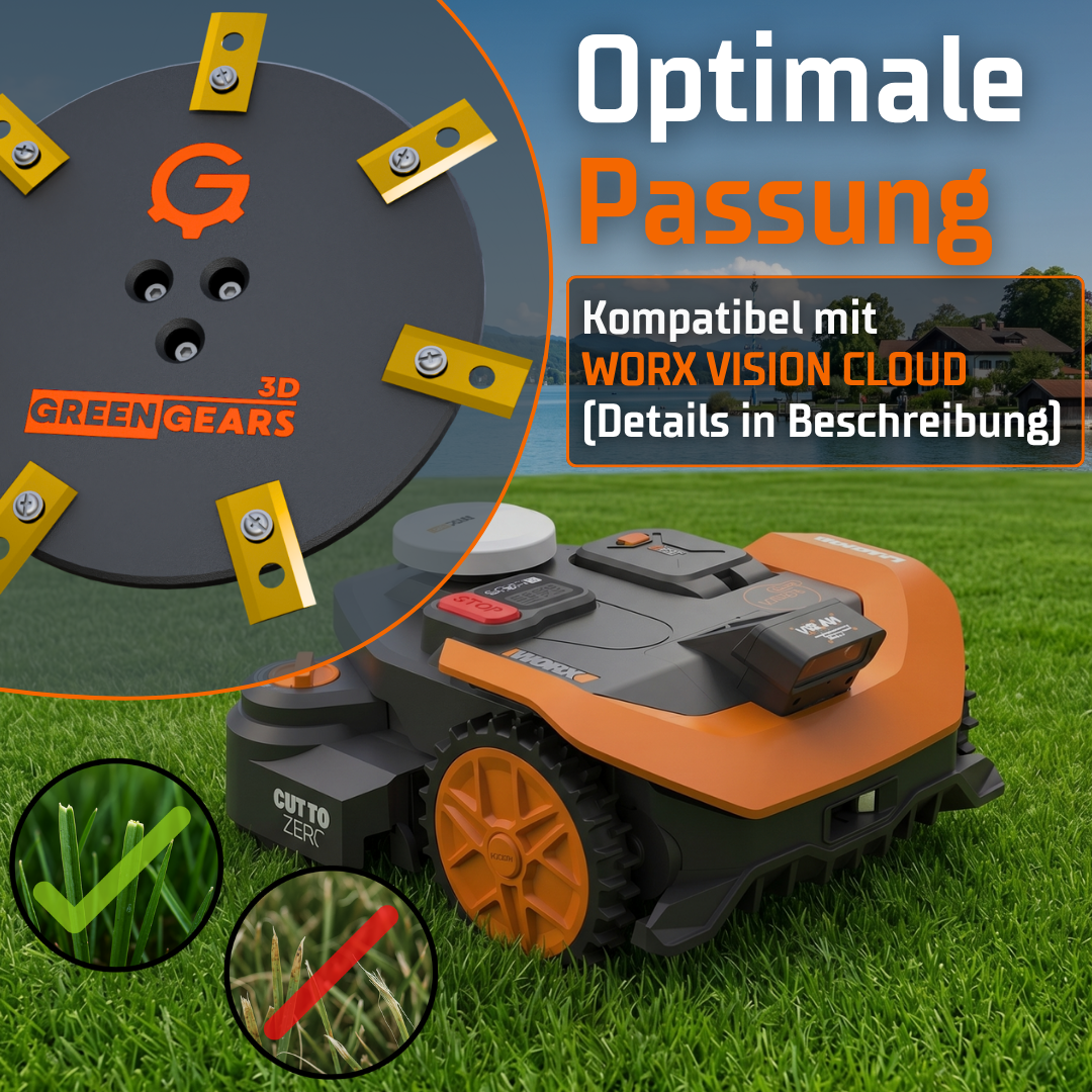 Worx Vision Cloud 7/9-Klingen EasyCut Messerteller
