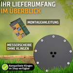 Cramer RM 9-Klingen EasyCut Tuning Messerteller - Mulching-Messerscheibe für maximale Schnittleistung