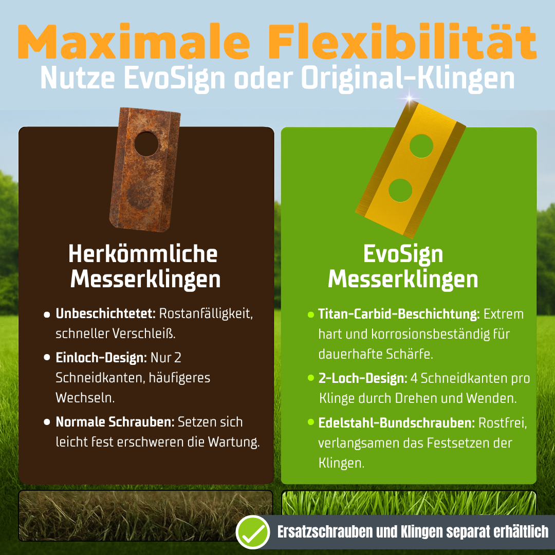 Cramer RM 9-Klingen EasyCut Tuning Messerteller - Mulching-Messerscheibe für maximale Schnittleistung