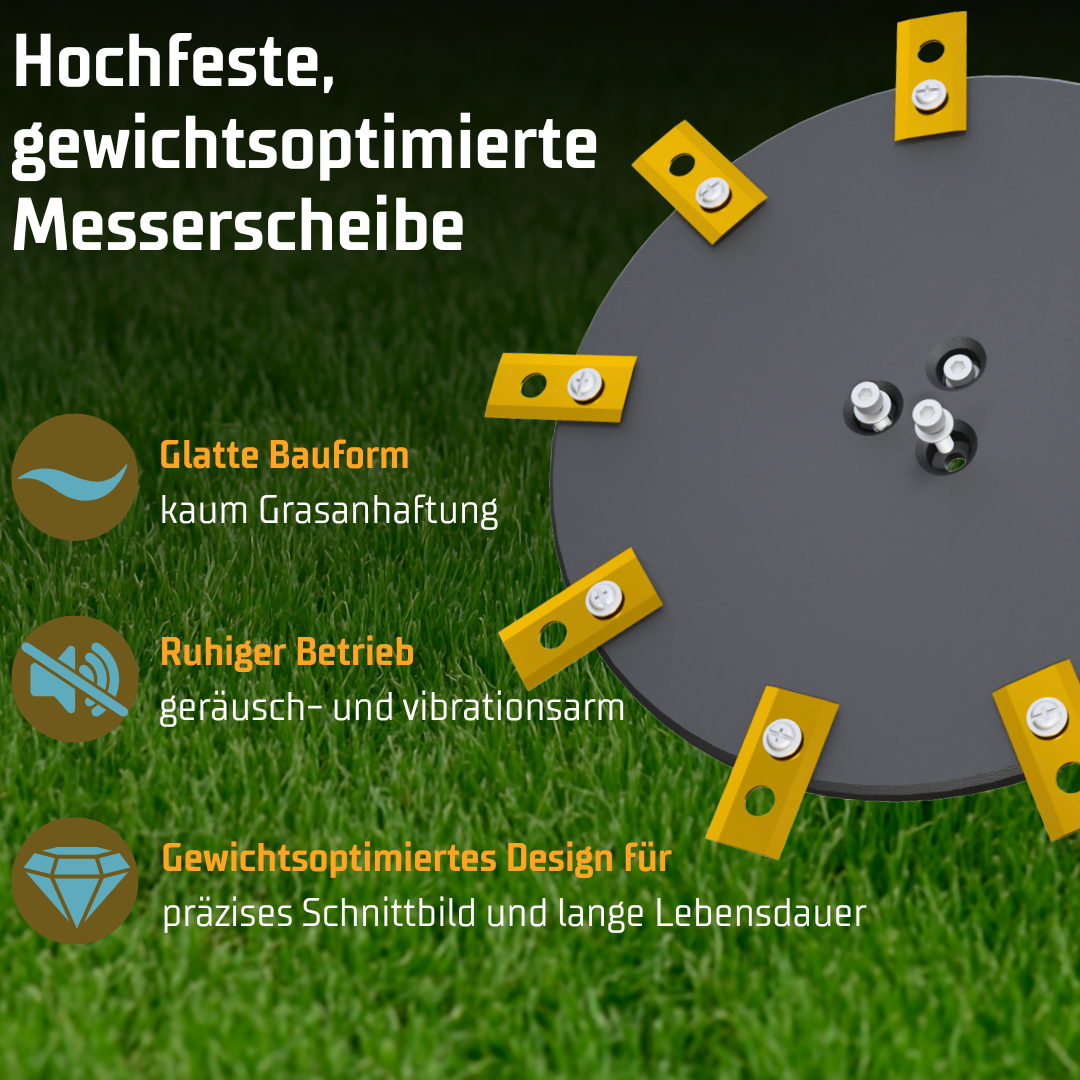 XL 9-Klingen Tuning-Messerteller für Mova Roboticmower 600 & 1000