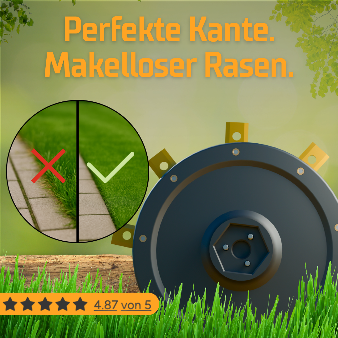 XXL EasyCut 9er Messerteller für eufy Mähroboter – mehr Schnittfläche für E15, E18, TerraMow V- & S-Serie