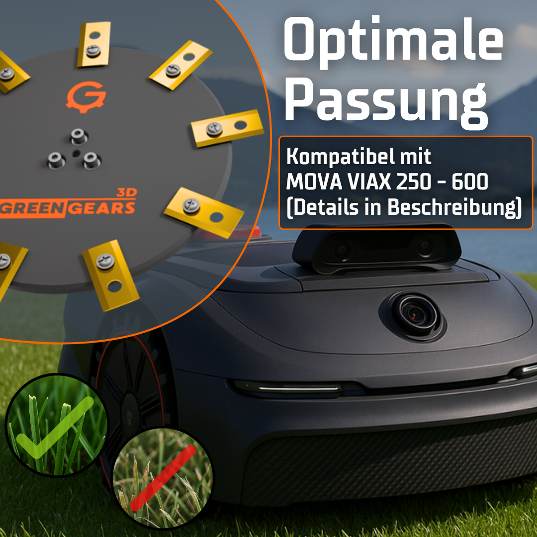 MOVA ViAX 250 - 600 9-Klingen EasyCut Messerteller – Optimale Passung und Kompatibilität