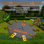 Navimow i2 LiDAR (PRO) 9-Blade EasyCut Blade Disc – Outstanding cutting pattern