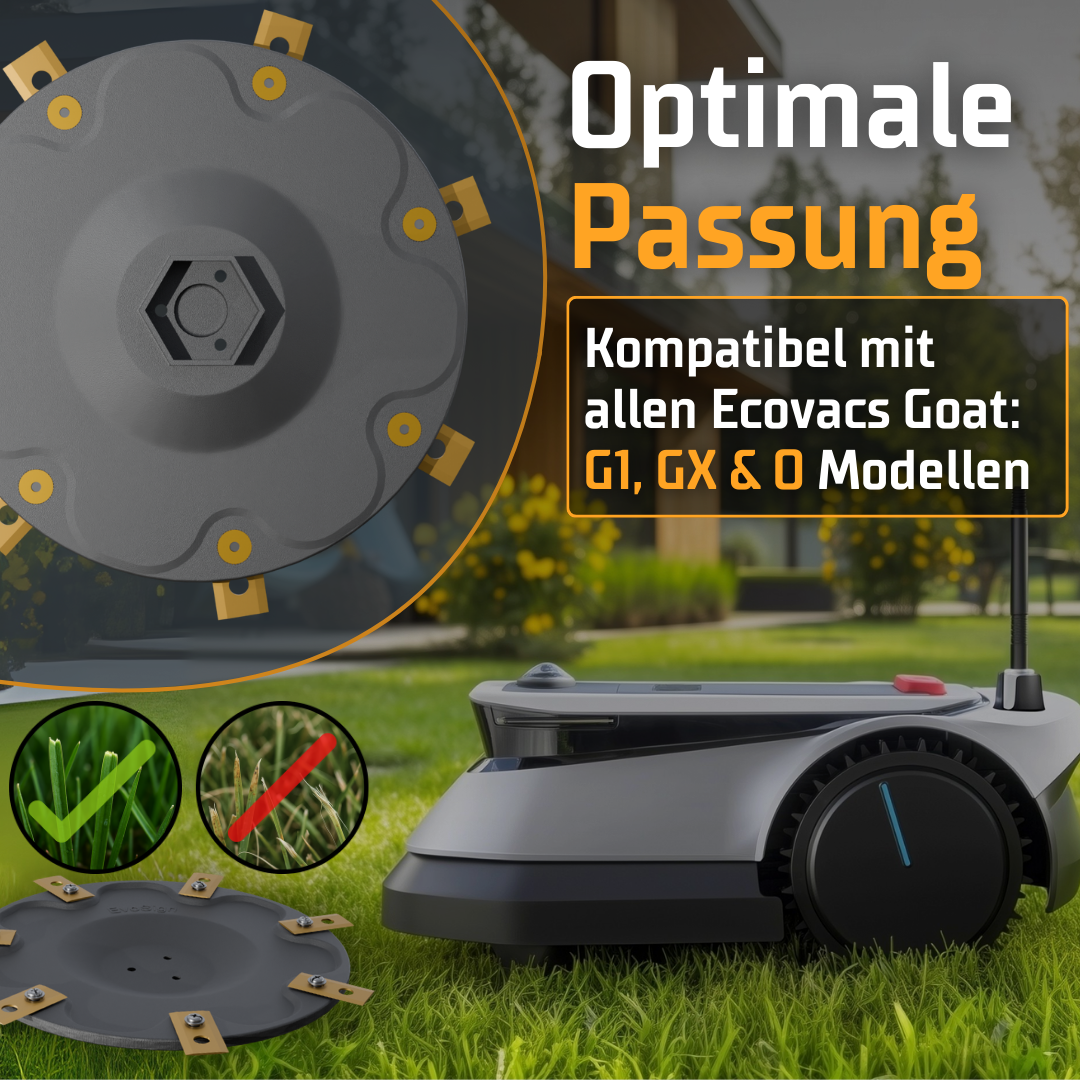 Ecovacs G-1, GX, O Serie Tuning für einen perfekten Rasen