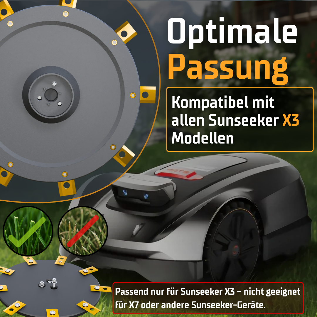 Sunseeker X3 9-blade EasyCut XL blade disc - 220 mm