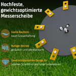 Sunseeker X5 9-Klingen EasyCut Tuning Messerteller - Upgrade-Messerscheibe für maximale Schnittleistung